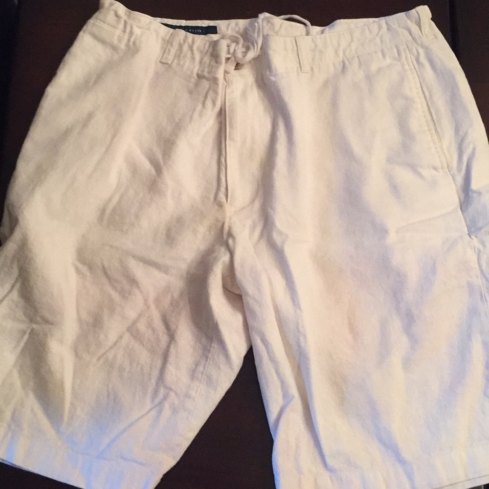 White dress shorts